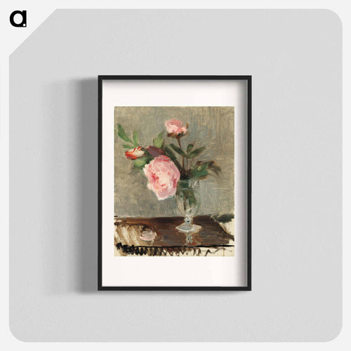 Peonies
 - ベルト モリゾ Poster.