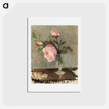 アートポストカード-Peonies
 - ベルト モリゾ Postcard.