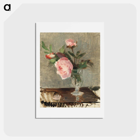アートポストカード-Peonies
 - ベルト モリゾ Postcard.