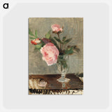 アートポストカード-Peonies
 - ベルト モリゾ Postcard.
