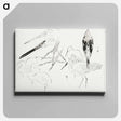 アートパネル-Little Egret and Daurian Redstart
 - 美術世界 Canvas.