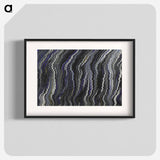 アートポスター-Abstract Glitch Pattern
 - 大英図書館 Poster.