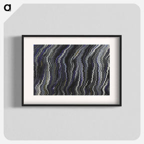 アートポスター-Abstract Glitch Pattern
 - 大英図書館 Poster.
