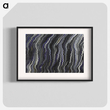 アートポスター-Abstract Glitch Pattern
 - 大英図書館 Poster.