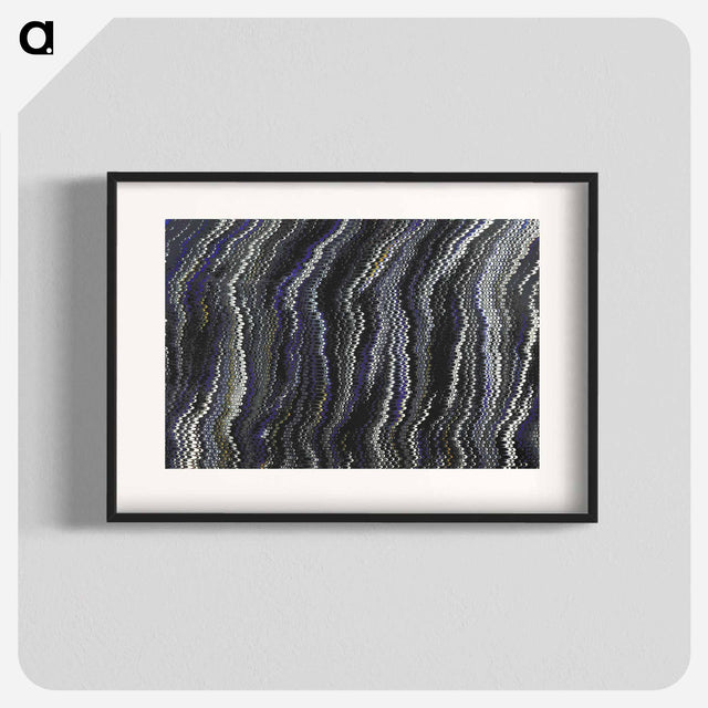 アートポスター-Abstract Glitch Pattern
 - 大英図書館 Poster.