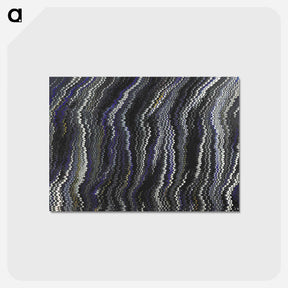 アートポストカード-Abstract Glitch Pattern
 - 大英図書館 Postcard.
