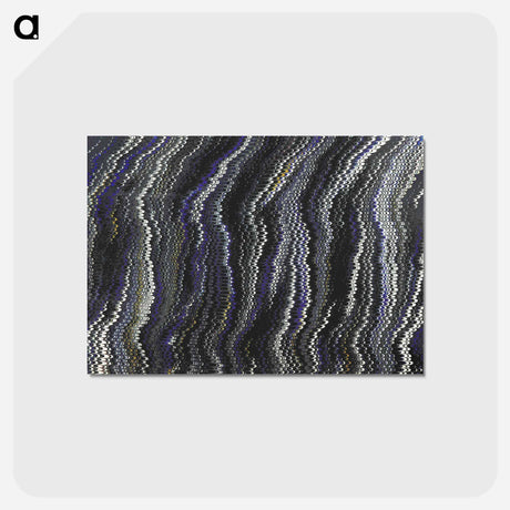 アートポストカード-Abstract Glitch Pattern
 - 大英図書館 Postcard.