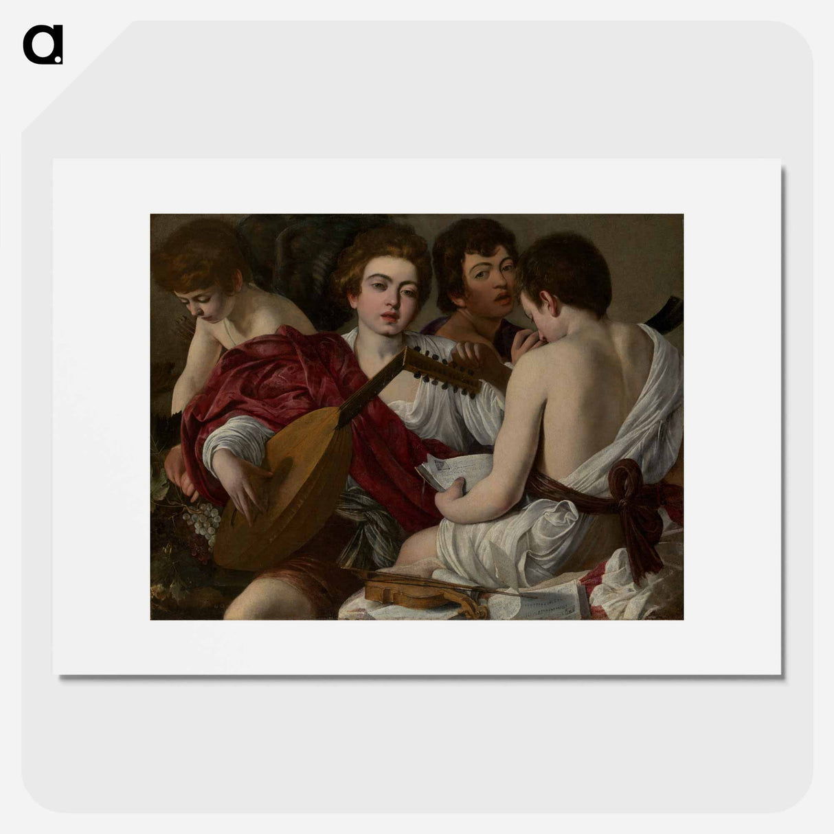 The Musicians - カラヴァッジョ Poster.