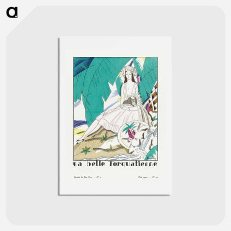 アートポストカード-La belle torquatienne
 - シャルル マルタン Postcard.