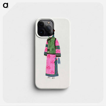 Lady in Dress with Winter Hat
 - 中国の衣装 Phone Case.