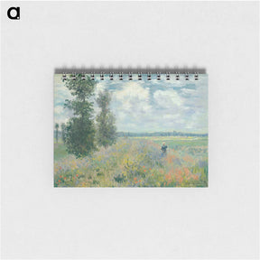 アートメモ帳-Poppy Fields near Argenteuil - クロード モネ Memo.