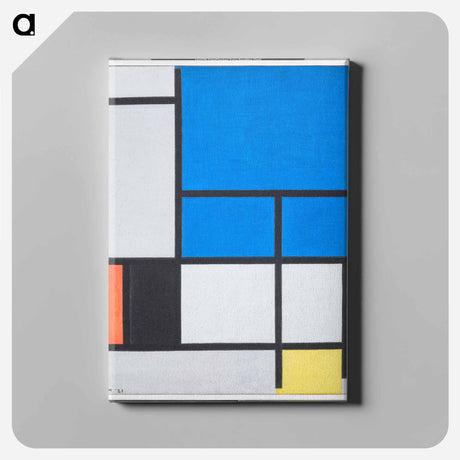 アートパネル-Composition with Large Blue Plane, Red, Black, Yellow, and Gray
 - ダラス美術館 Canvas.