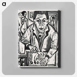 アートパネル-Self Portrait
 - デトロイト美術館 Canvas.
