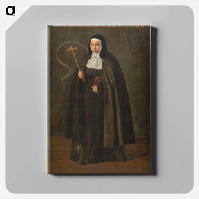アートパネル-Madre Maria Jeronima de la Fuente - ディエゴ ベラスケス Canvas.