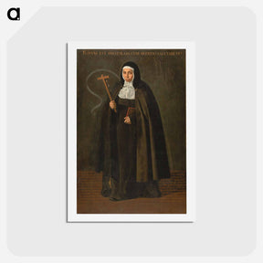 アートポストカード-Madre Maria Jeronima de la Fuente - ディエゴ ベラスケス Postcard.