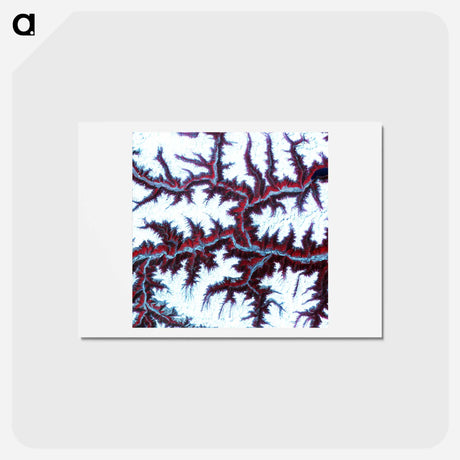 アートポストカード-Eastern Himalaya Mountains
 - 上空からの地球 Postcard.