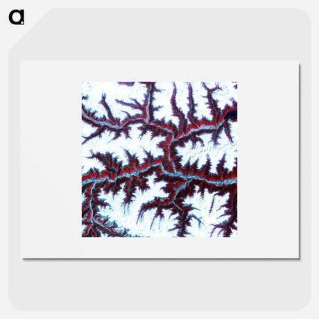 アートポスター-Eastern Himalaya Mountains
 - 上空からの地球 Poster.