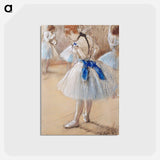 アートポストカード-Dancer - エドガー ドガ Postcard.