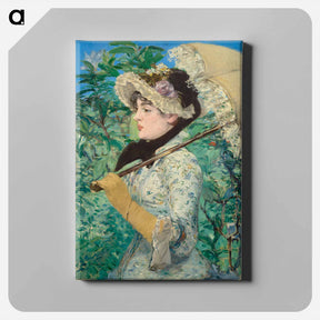 アートパネル-Jeanne Spring - エドゥアール マネ Canvas.