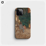 Repast in a Garden - エドゥアール ヴュイヤール Phone Case.