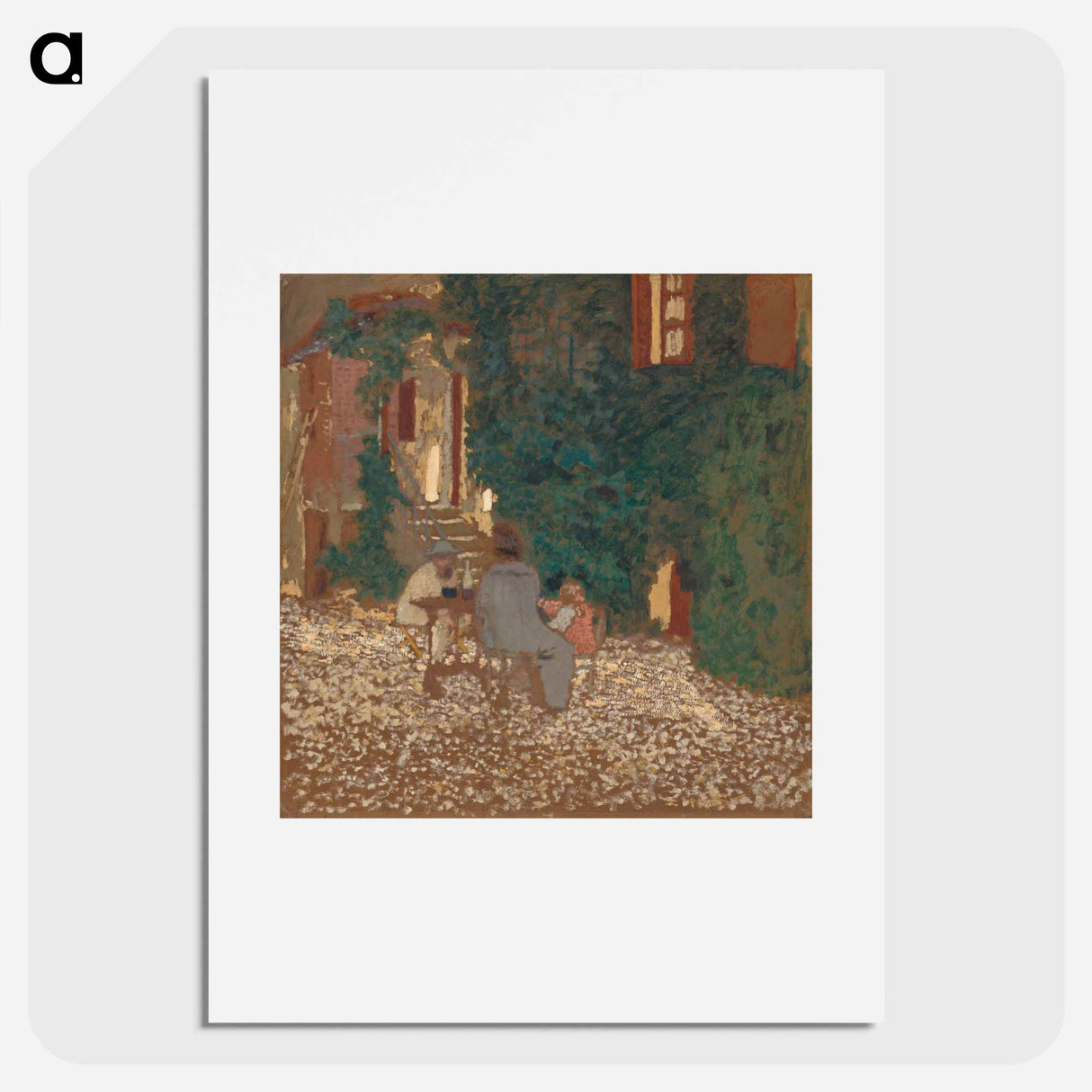 Repast in a Garden - エドゥアール ヴュイヤール Poster.
