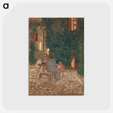 アートポストカード-Repast in a Garden - エドゥアール ヴュイヤール Postcard.