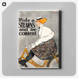 アートパネル-Ride a Stearns and be content - エドワード ペンフィールド Canvas.