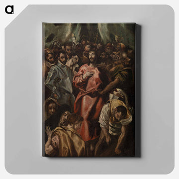 Disrobing of Christ (Espolio) - エル グレコ Canvas.