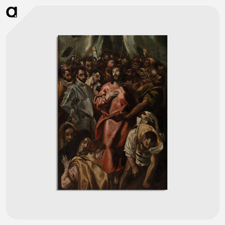 アートポストカード-Disrobing of Christ (Espolio) - エル グレコ Postcard.