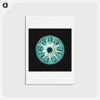 アートポストカード-Colorful vintage tunicate marine life illustration - エルンスト ヘッケル Postcard.