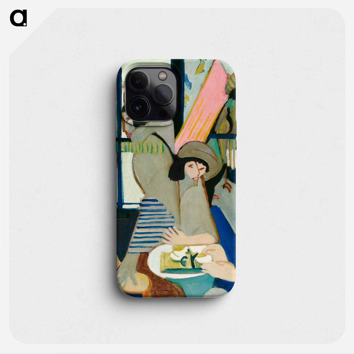 Cafe - Ernst Ludwig Kirchner Phone Case.