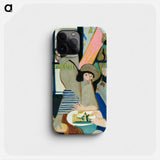 Cafe - Ernst Ludwig Kirchner Phone Case.