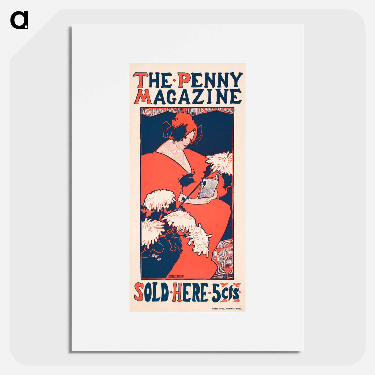 The Penny Magazine - Ethel Reed Poster.