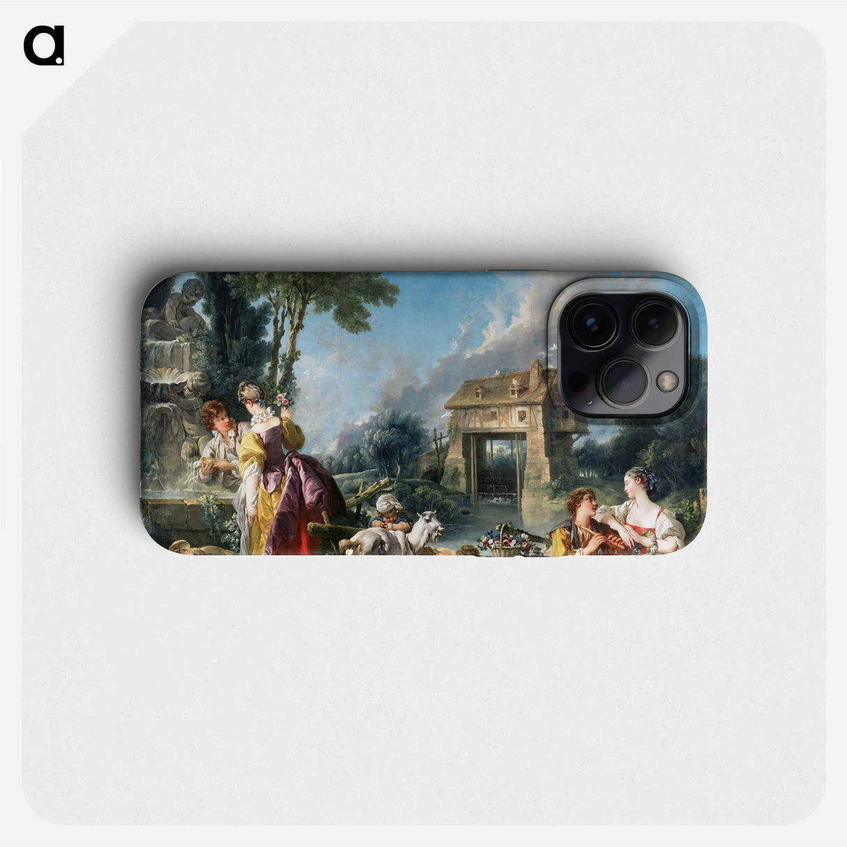 The Fountain of Love - フランソワ ブーシェ Phone Case.