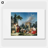 The Fountain of Love - Francois Boucher Poster.