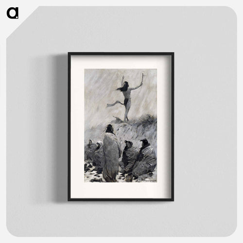 The Fire Eater Raised His Arms to the Thunder Bird
 - フレデリック レミントン Poster.