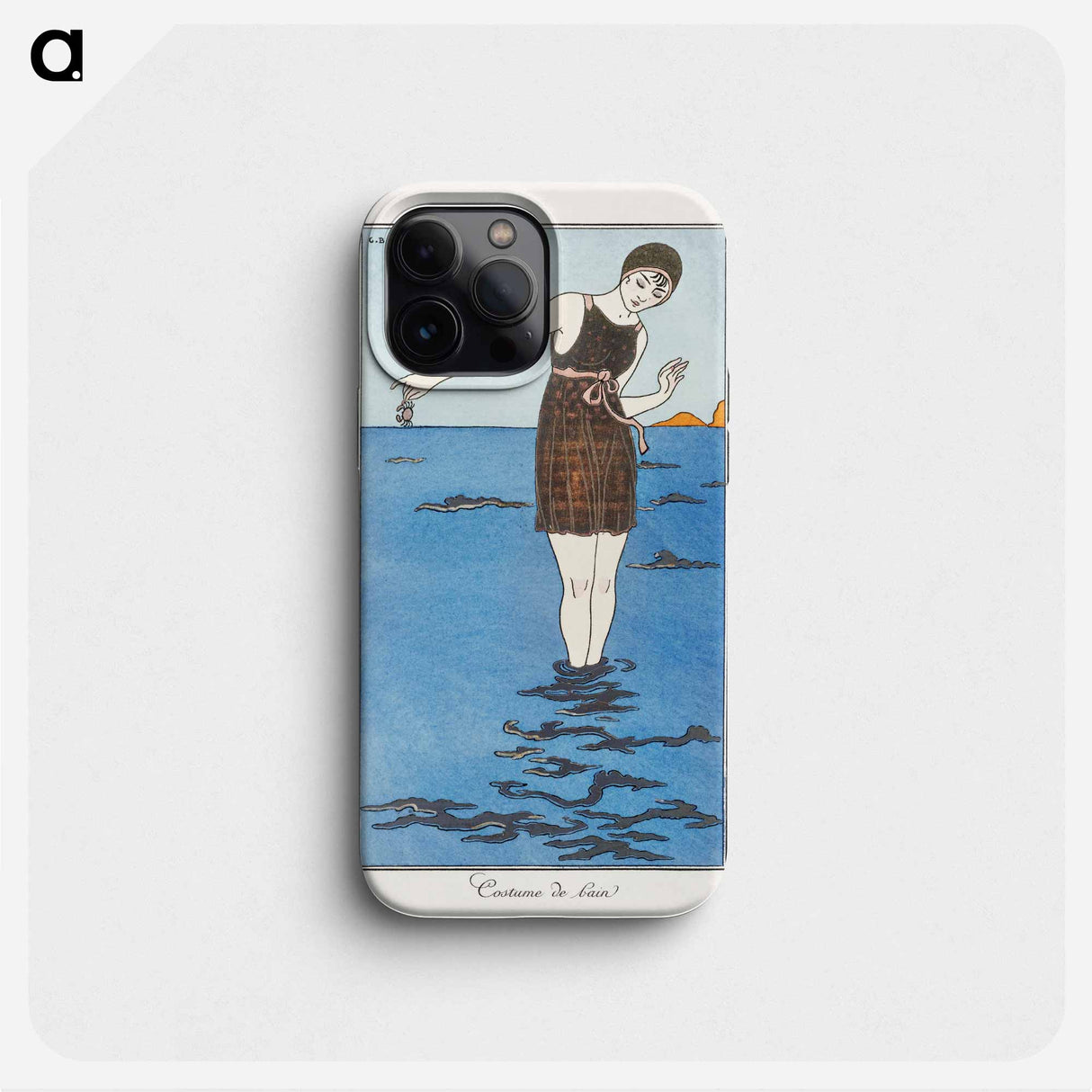 Parisian Costumes: Grand Robe du Soir - Georges Barbier Phone Case.