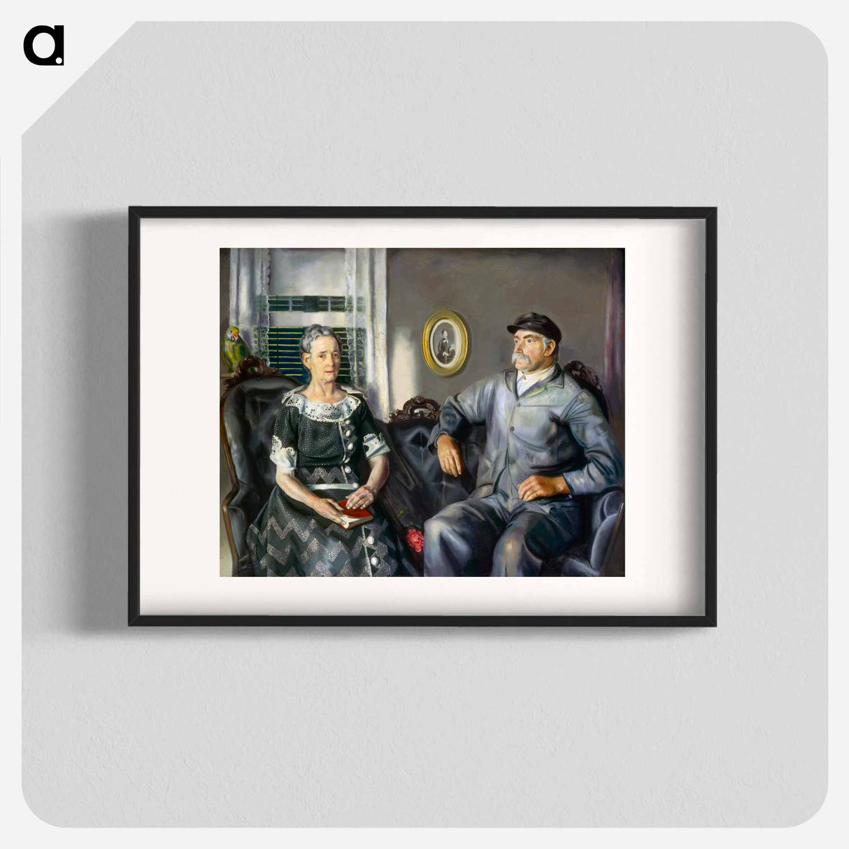 Mr. and Mrs. Phillip Wase - George Bellows Poster.