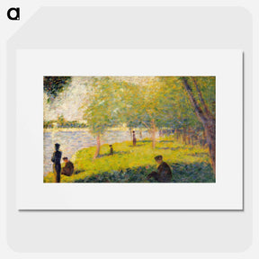 アートポスター-Study for a Sunday on La Grande Jatte - ジョルジュ スーラ Poster.