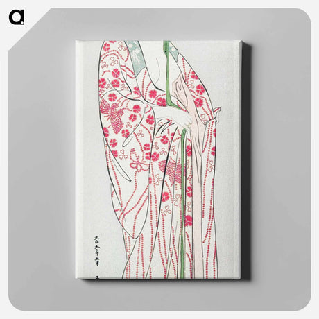 アートパネル-Woman in a Long Undergarment
 - 橋口 五葉 Canvas.