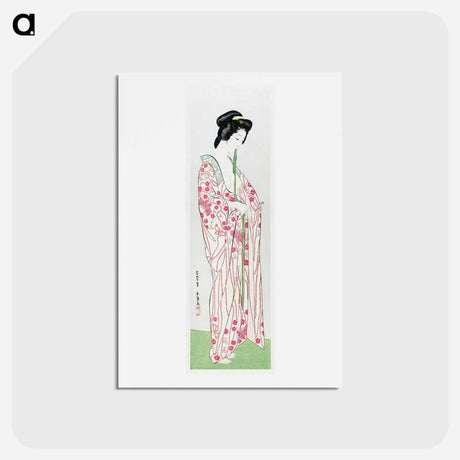 アートポストカード-Woman in a Long Undergarment
 - 橋口 五葉 Postcard.