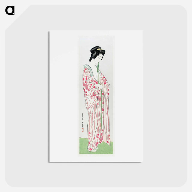アートポストカード-Woman in a Long Undergarment
 - 橋口 五葉 Postcard.