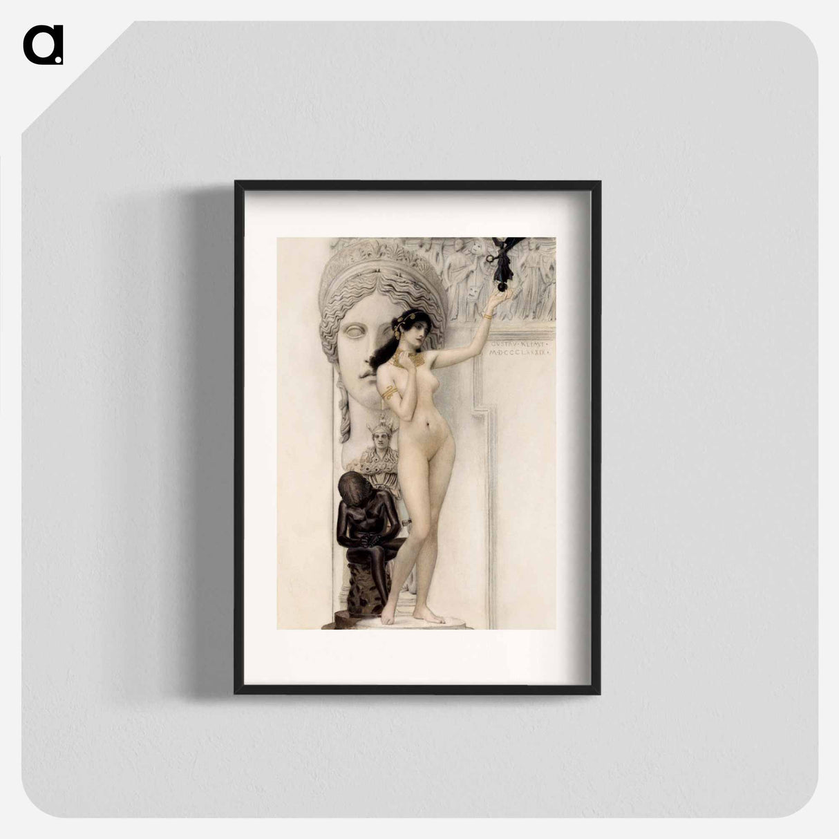 Allegory of Sculpture - グスタフ クリムト Poster.