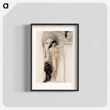 Allegory of Sculpture - グスタフ クリムト Poster.