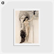 アートポストカード-Allegory of Sculpture - グスタフ クリムト Postcard.