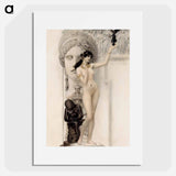 Allegory of Sculpture - グスタフ クリムト Poster.