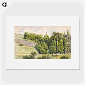 アートポスター-Sketchbook - ギュスターヴ カイユボット Poster.