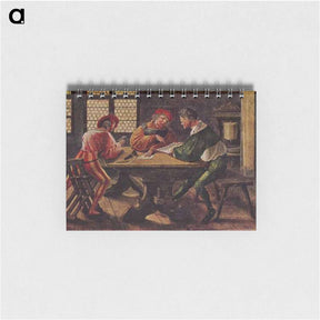 アートメモ帳-Signboard for a Schoolmaster - ハンス ホルバイン Memo.