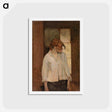 アートポストカード-A Montrouge–Rosa La Rouge - アンリ ド トゥールーズ ロートレック Postcard.
