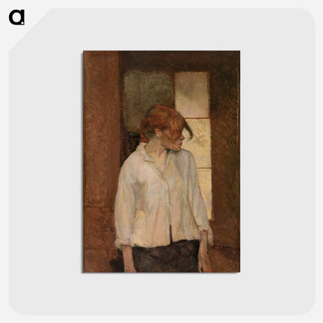 アートポストカード-A Montrouge–Rosa La Rouge - アンリ ド トゥールーズ ロートレック Postcard.